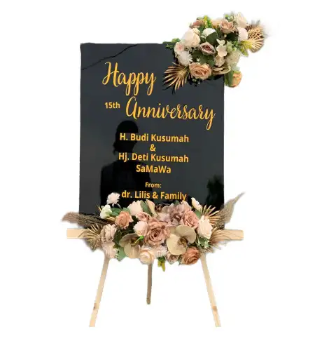 Papan Bunga Akrilik Geyer